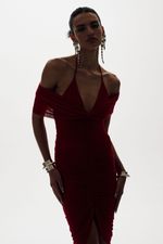 Vestido Tule Sienna Vermelho