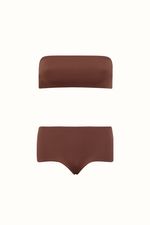 Short Under Cintura Baixa Cappuccino | Low-Rise Under Shorts Cappuccino