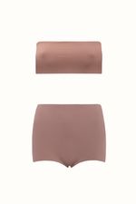 Short Under Cintura Alta Nude | High-Waist Under Shorts Nude