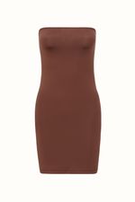 Vestido Under Tomara-que-caia Cappuccino | Under Strapless Cappuccino Dress