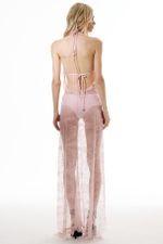 Vestido Cris Renda Rosa Giz | Cris Chalk Pink Lace Dress