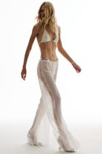 Calça Dara Renda Off White | Dara Off-White Pants