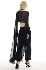 Cropped Ava Preto | Ava Black Cropped Top