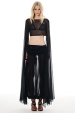 Cropped Ava Preto | Ava Black Cropped Top