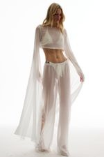 Cropped Ava Off White | Ava Off-White Cropped Top