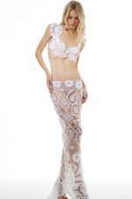Set Eclipse – Crochê Off - SOB ENCOMENDA | Eclipse Crochet Off-White Set