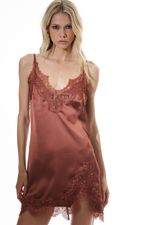 Vestido Duna Renda Bronze | Duna Bronze Dress