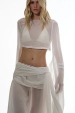 Calça Rae Balloon Off White | Rae Off-White Pants
