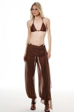 Calça Rae Balloon Marrom | Rae Brown Pants