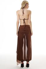 Calça Rae Balloon Marrom | Rae Brown Pants