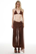 Calça Rae Balloon Marrom | Rae Brown Pants