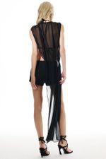 Blusa Longa Preta | Black Long Top