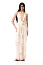 Calça Musseline Marfim | Ivory Mousseline Pants