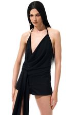 Blusa Nó Preta | Black Knot Top