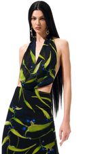 Vestido Slip Longo Tropical Citrus | Tropical Citrus Long Slip Dress