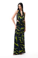 Vestido Slip Longo Tropical Citrus | Tropical Citrus Long Slip Dress