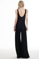 CALÇA CETIM SOL X THAISE JURIATTI PRETA | Sol x Thaise Juriatti Satin Black Pants