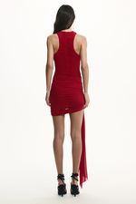 Vestido Alina Tule Vermelho | Alina Red Tulle Dress