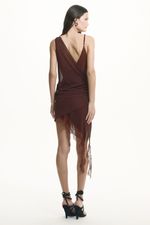Vestido Nara Renda Marrom | Nara Brown Dress