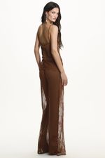 Blusa Dara Renda Marrom | Dara Brown Top