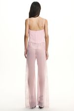 Blusa Dara Renda Rosa Claro | Dara Baby Pink Top