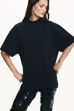 T-shirt Over Preta | Black Oversized T-Shirt
