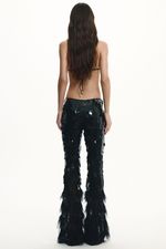 Calça Paradise Paetê Preta |  Paradise Black Pants
