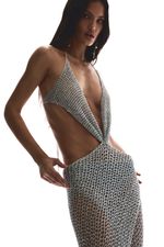 Vestido Crochê Prata | Silver Crochet Dress