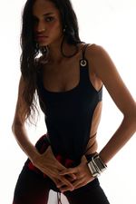 Maiô Ilhós Preto | Black Eyelet One-Piece Swimsuit
