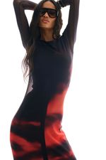 Vestido Tule Longo Heat | Long Heat Tulle Dress