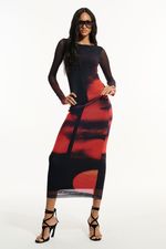Vestido Tule Longo Heat | Long Heat Tulle Dress