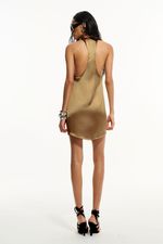 Vestido Halter Cetim Sahara |  Sahara Satin Halter Dress