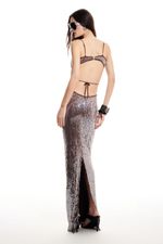 Vestido Oceanus Marrom | Oceanus Brown Dress