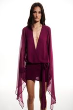 Vestido Vênus Uva | Venus Grape Mini Dress