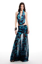 Saia Longa Com Pala Trancoso | TRANCOSO LONG SKIRT WITH YOKE