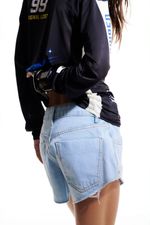 Short Jeans Destroyed Washed | WASHED DESTROYED DENIM SHORTS