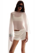 Mini Short Zyon Off White  | Zyon Off-White Mini Shorts
