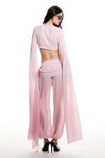 Cropped Ava Rosa Blush | BLUSH PINK AVA CROPPED TOP