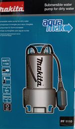 BOMBA DE AGUA SUBMERSA 220V 1100W MAKITA PF1110 - AGUA SUJA