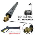TUBEIRA LANÇA INOX BAIONETA - 420MM HD 585 NEW (MODELO NOVO)