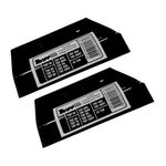 KIT COM 2 FACA DO TRITURADOR TRAPP TRF50/60/70/80/90/300/400/TRP40/JK700