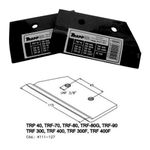 KIT COM 2 FACA DO TRITURADOR TRAPP TRF50/60/70/80/90/300/400/TRP40/JK700