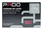 CADEADO DE LATÃO 60MM PADO 2 CHAVES