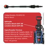 LANÇA EXTENSORA PARA LAVADORA PRESSÃO GHP 180 / 200 BOSCH