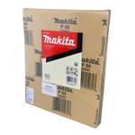 KIT 50 FOLHAS DE LIXA 230MM X 280MM GRÃO 80 PARA MADEIRA MAKITA