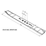 FACA COM FAIXA DE CORTE 51CM EM AÇO PARA CORTADOR JT WT MB