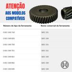 CONJUNTO ENGRENAGEM E PINHÃO (COD. ANT. PIN. F000618002 / ENG. F000617024)