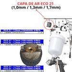 CAPA DE AR ECO 21 COMPLETA ESPALHADOR ARPREX