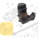 CARCAÇA PODADOR BEHT201 BLACK DECKER