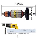 CONJUNTO ROTOR INDUZIDO DEWALT DW505 127V 800W SC
